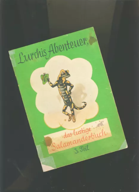 SALAMANDER Schuh Werbecomic 3. Teil von :" Lurchis Abenteuer " (1. Ausgabe 1952)
