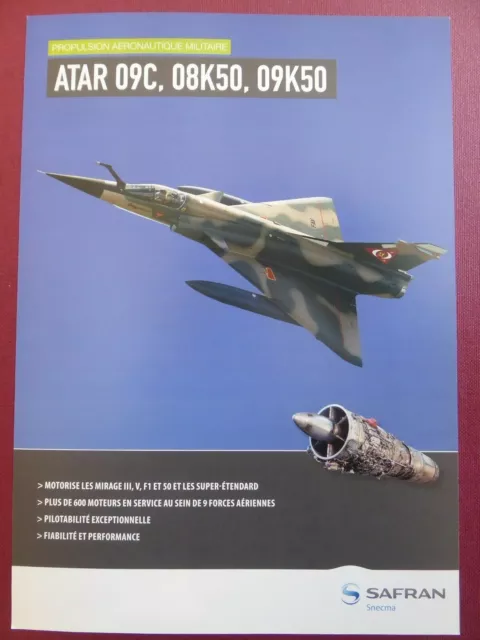 2013 Document Pub Safran Snecma Atar Mirage 50Ev Fav Military Aircraft Engine