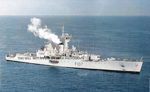ROYAL NAVY FRIGATE Hms Rothesay Name Ship Of Her Class £1.99