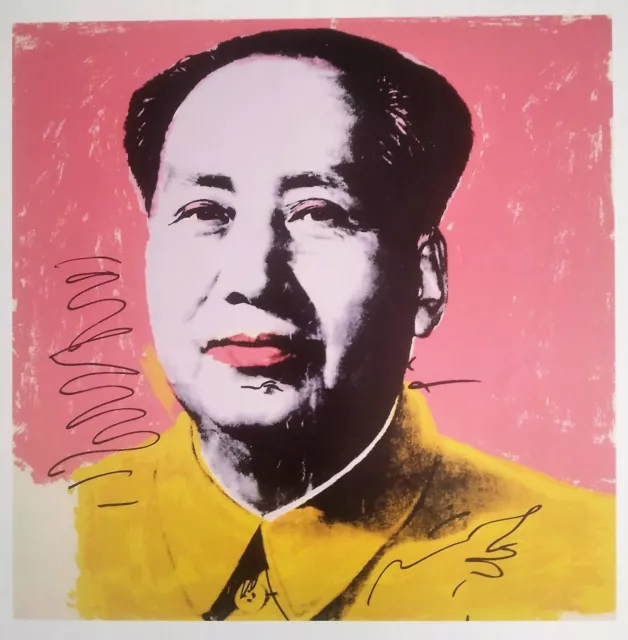 Warhol CLASSIC Mao Zedong lithograph by Andy Warhol ICONIC & UNIQUE POP Art gift