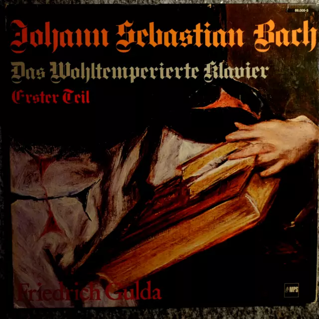 Schallplatten Vinyl Bach Das wohltemperierte Klavier Gulda 3 LPs Versand inkl.