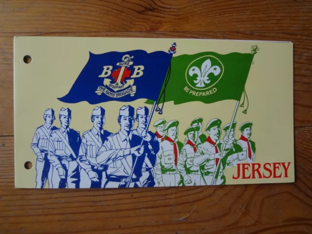 Timbres Jersey 1982 Scouts and the Boys' Brigade pack de présentation  282 à 286