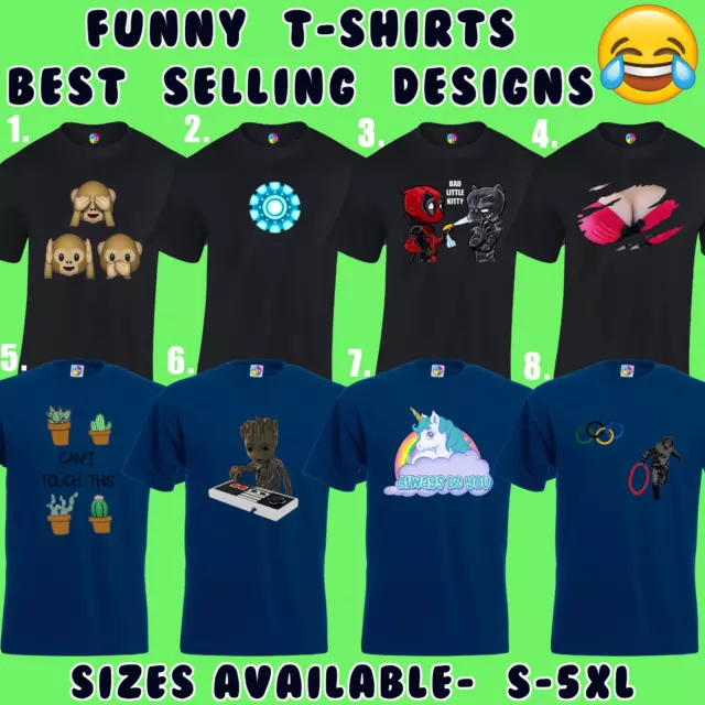Funny T Shirts Mens T-Shirt Top Joke Novelty Tee Rude Design Gift S - 5Xl (Md44)