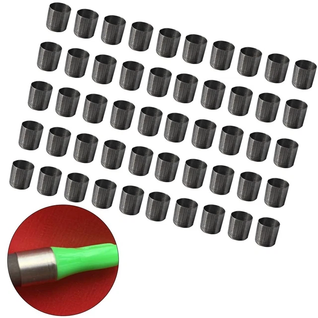Durable Explosion Proof Ring Archery Accessories 50pcs Aluminum Arrowhead