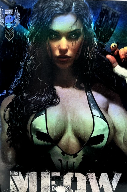 Miss Meow #7 Castle Punisher Shikarii Trade Dress Foil Limited Edition #17/20
