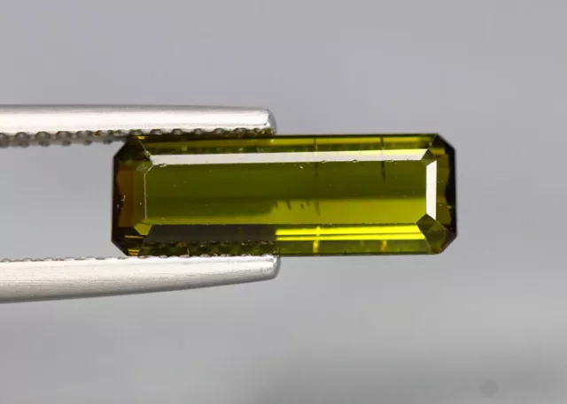 2.37 Cts_Top Grade Stunning Rare Gemstone_100 % Natural Green Tourmaline_Brazil