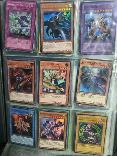 YuGiOh Binder 80× Holos Secret Rare Ultra Super Card Folder Bundle Lot Vintage