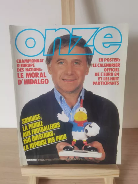 Magazine de sport ONZE,revue football, N°98,02/1984 CHAMPIONNAT D'EUROPE