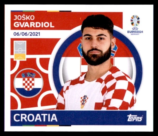 UEFA Euro 2024 Topps Sticker PTW SRB Gold (Neu (gemäss Beschreibung