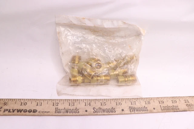 (10-Pk) Pro-Flo Compression Adaptor LF 3/8" OD x 3/8" MIP PFXMCUCCN
