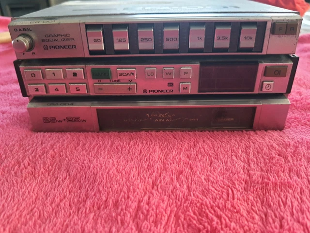 PIONEER VINTAGE CENTRATE Component Carrozzeria KEX M99V/GM 41A/GEX T50 EUR 379,00 - FR
