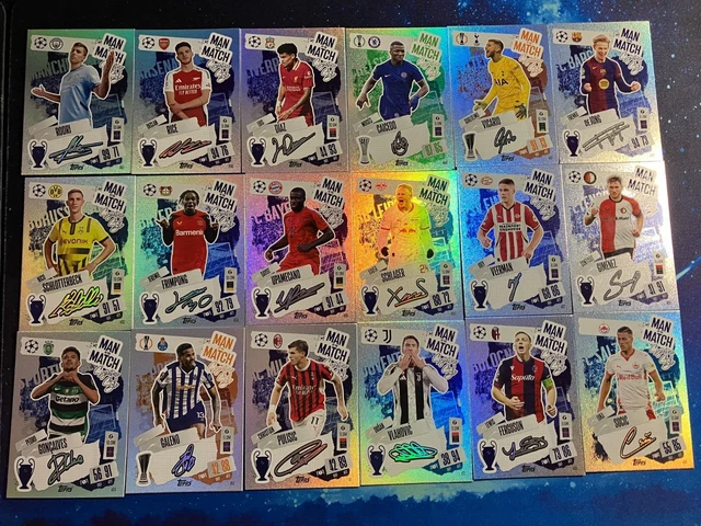 Topps Match Attax 24/25 – Scatola Completa Con 24 Pacchetti (288 Carte) + 1 Pacchetto Hero Garantito