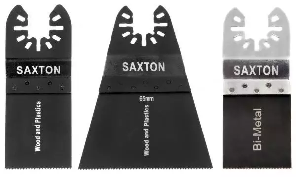 Saxton 3 Blade Mix A for Worx Sonicrafter Hyperlock Oscillating Multitool