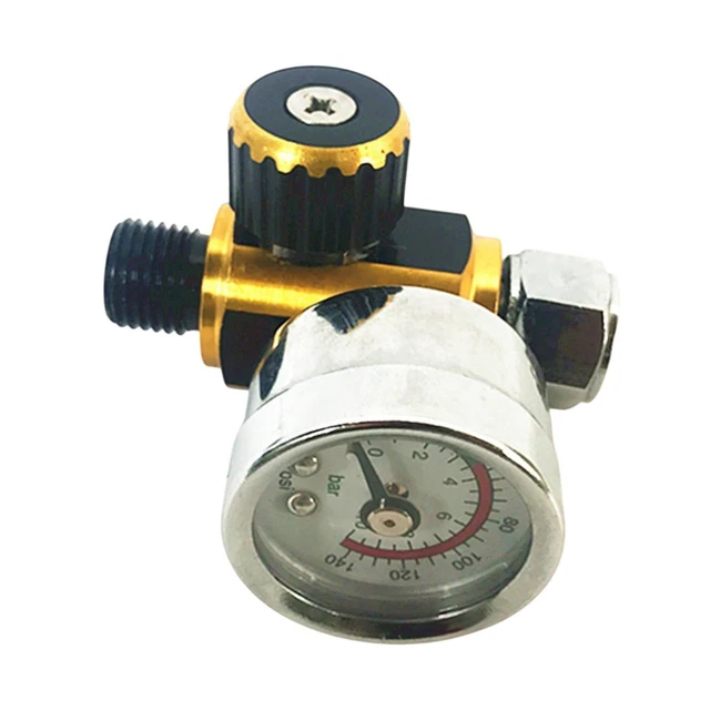 RÉGULATEUR DE COMPRESSEUR d'air robuste avec manomètre 1/4 NPT facile à