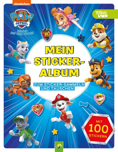 PAW Patrol Mein Stickeralbum mit 100 Stickern