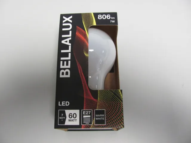 10 x Bellalux LED Leuchtmittel Classic A 60 - 7W=60W - E27 - 806lm - Warm White