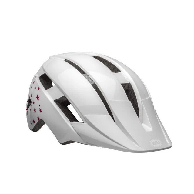 Bell Sidetrack II Youth MIPS Mountain Bike Helmet, White Stars, Universal Youth