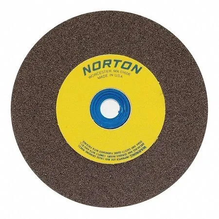 Norton Abrasives 66253044454 Grinding Wheel,T1,8X1x1,Ao,24G,Brown