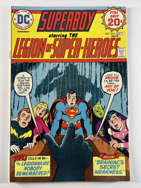 Superboy #204 (1974) Legion of Super Heroes | DC Comics(b)