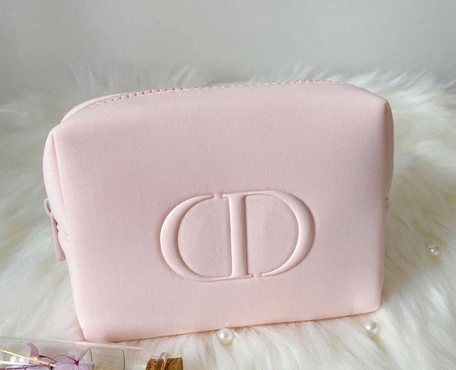 CD Dior Beauty White Makeup Cosmetics Bag / Pouch / Clutch / Case, Brand  NEW!