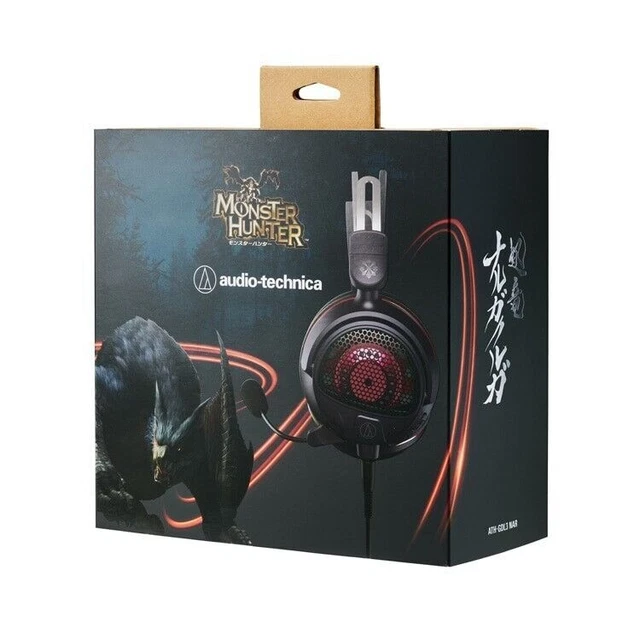 Audio Technica ATH-GDL3 NAR Gaming Headset MonsterHunter Collaboration Nargacuga