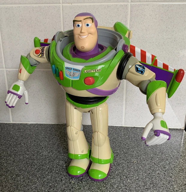 BUZZ LIGHTYEAR 12 inch Talking Action Figure Vintage Toy Story Disney ...