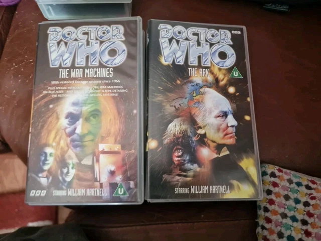 DOCTOR WHO VHS William Hartnell The War Machines, The Ark £5.00 ...
