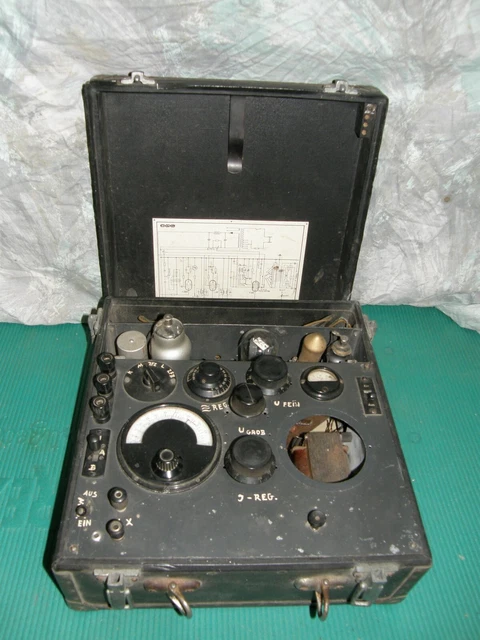 TF-Messkoffer 5-155kHz Adapter Röhren Radio Tube Vintage EM TF-Messkoffer 5-155kHz Adapter Röhren Radio Tube Vintage EM