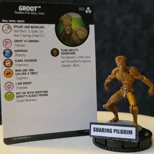 GROOT - 022 UNCOMMON War of the Realms Marvel Heroclix #22