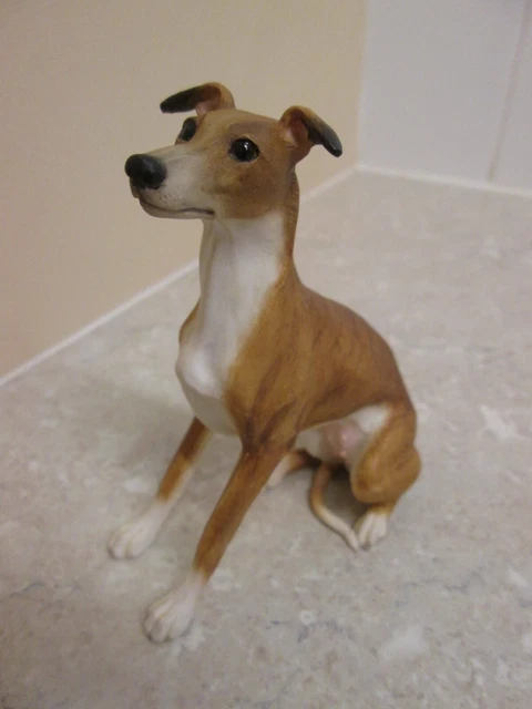 Vintage Border Fine Arts Brindle & White  Whippet - 1996