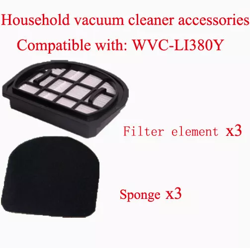 Wireless Vacuum Cleaner Filter Core For Whirlpool WVC-LI380Y Vacuum Cleaner