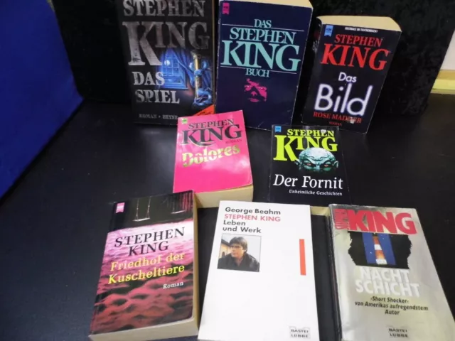 Stephen King / Bücher Konvolut - 8 Stück