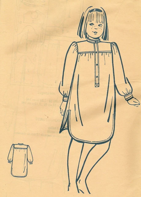 Ancien Patron De Couture Echo De La Mode - Chemise De Nuit - Taille 44 - Années 60/70