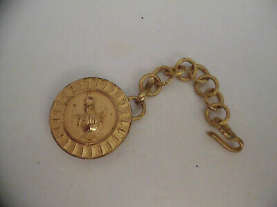 Cuivrerie noblesse Cuivrerie aux armes et fleurs de lys tour pattes repliables 