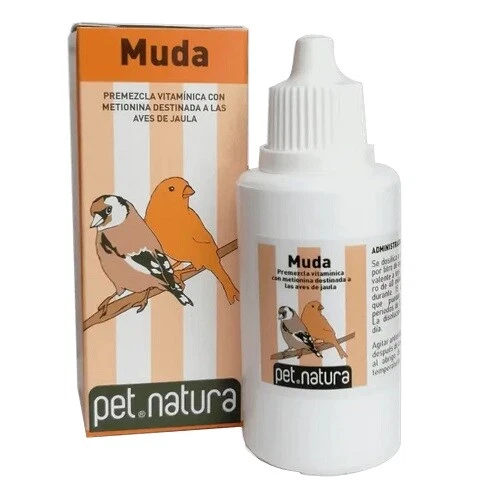 PETNATURA MUDA 125 ml Suplemento alimenticio para p�jaros.
