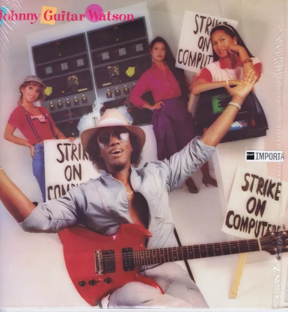 Lp Johnny Guitar Watson Strike On Computers