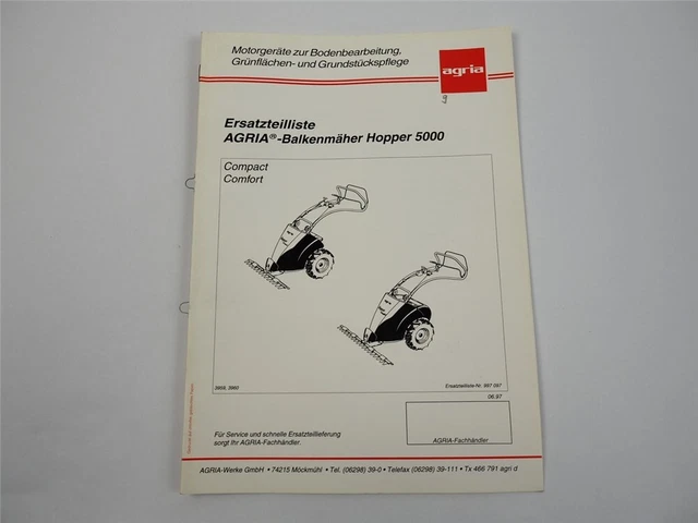 Agria 4300/5100 Keilriemen 72285 für den Fahrantrieb