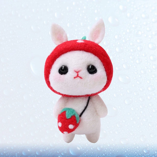 Animales de peluche conejito niño día de San Valentín hecho a mano material de regalo