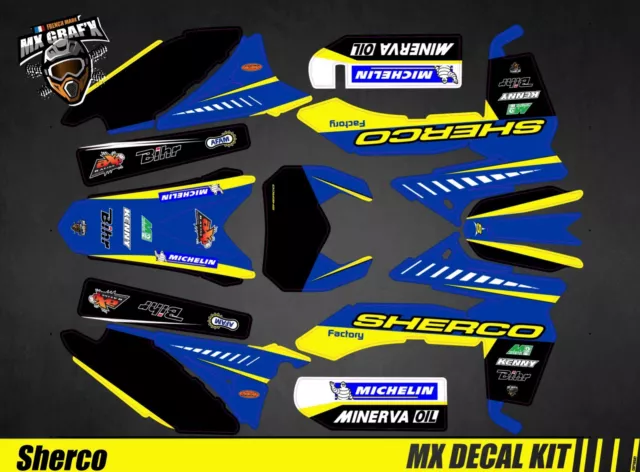 Kit Déco Moto pour / Mx Decal Kit for Sherco - Factory Racing 2015