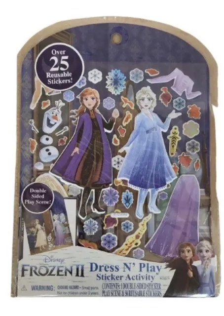 Frozen II Dress N Play Sticker Activity Set With Play Scene and 56 Stickers