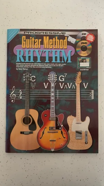 Progressive Guitar Method Rhythm With 2 CD Included By Gary Turner