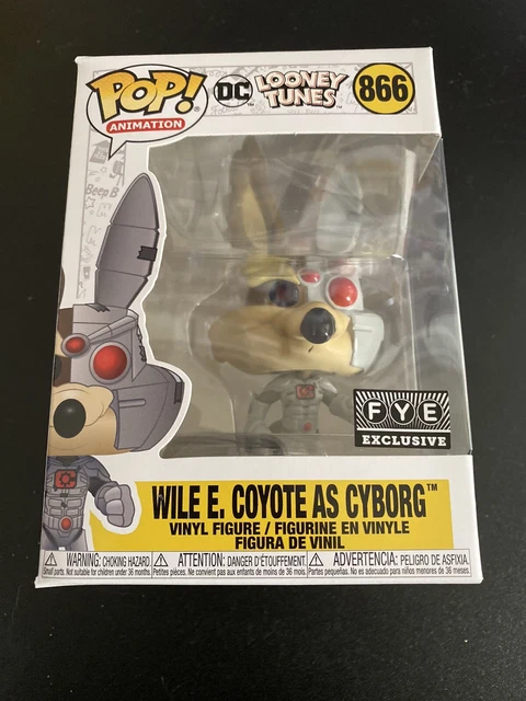 Funko Pop! DC/Looney Tunes Wile E. Coyote as Cyborg #866  FYE Exclusive
