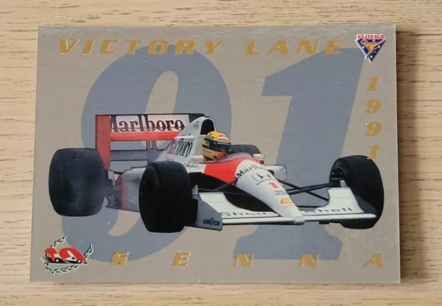 Rare Futera 1994 - F1 - Ayrton Senna - Victory Lane Sample Card Formula 1