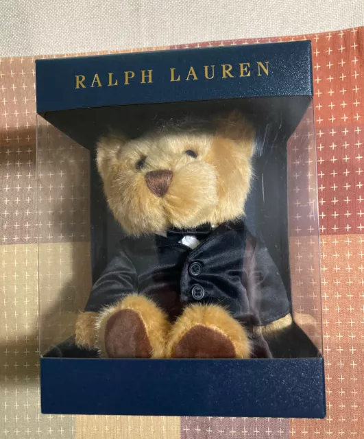 Ralph Lauren Polo Bear Plush Stuffed Animal Tuxedo Teddy 2022-23