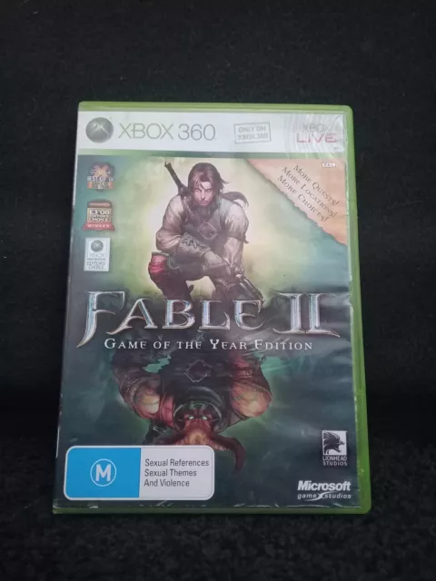 Awesome Xbox 360 game Lot Fable II & III Both Complete VG/EXE Condition