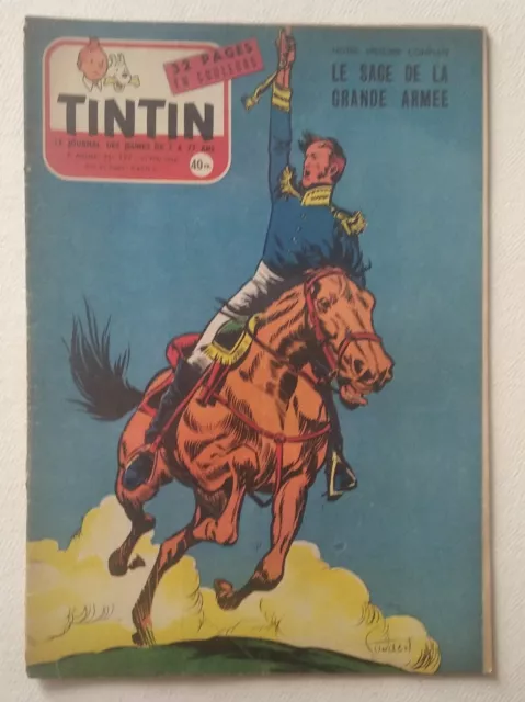 Le journal de Tintin n° 397 , couverture Fred Funcken , ( Dargaud , 31/05/1956 )