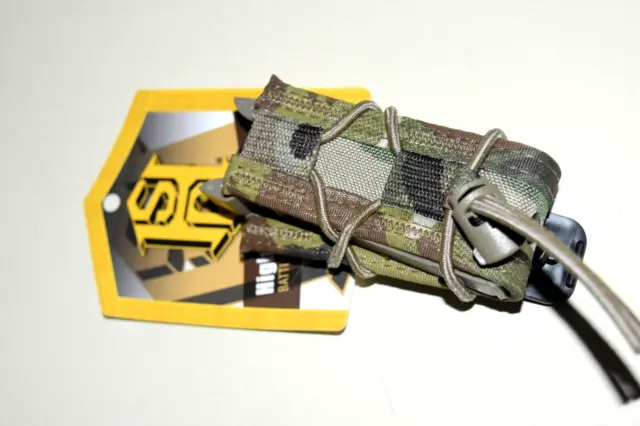 High Speed Gear MULTI-CAM Pistol Taco Mag Pouch With Malice Clip NEW
