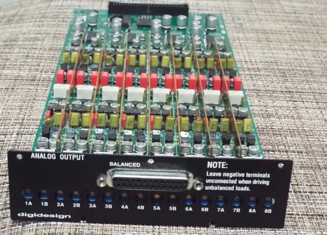Digidesign 192 D/A Analog Output Card Protools HD Digidesign 192 D/A Analog Output Card Protools HD