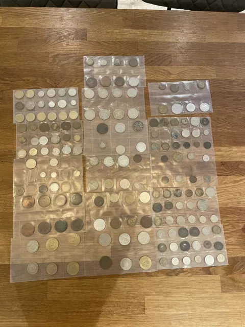 Coin Collection/Album Iceland, Norway, China, Kenya, Peru, Canada, Cyprus, USA