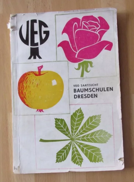 DDR KATALOG Baumschule Dresden 1966 alte Sorten Obstbaum Beerenobst